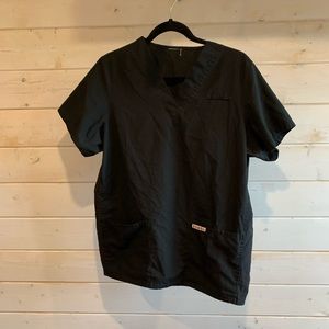 Scrub Star | Black Scrub Top